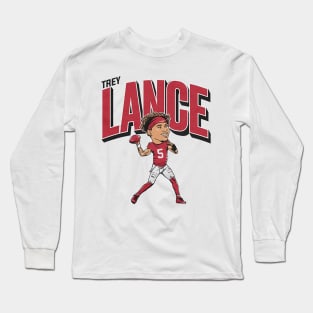 Trey Lance Caricature Long Sleeve T-Shirt